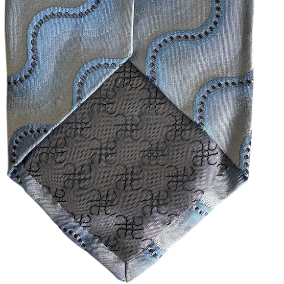 Harry Rosen Blue Silk Tie - Picture 3 of 7